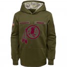 Washington Redskins Youth Salute to Service Pullover Hoodie - Olive