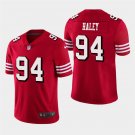 Men's 49ers Charles Haley Red Stitched Limited Jersey