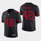 Men's 49ers Fred Warner Black Stitched Limited Jersey