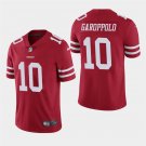 Men's 49ers Jimmy Garoppolo Red Stitched Limited Jersey