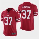 Men's 49ers Jimmy Johnson Red Stitched Limited Retired Player Jersey