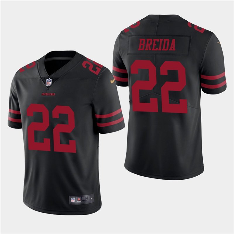Men's 49ers Matt Breida Black Stitched Limited Jersey