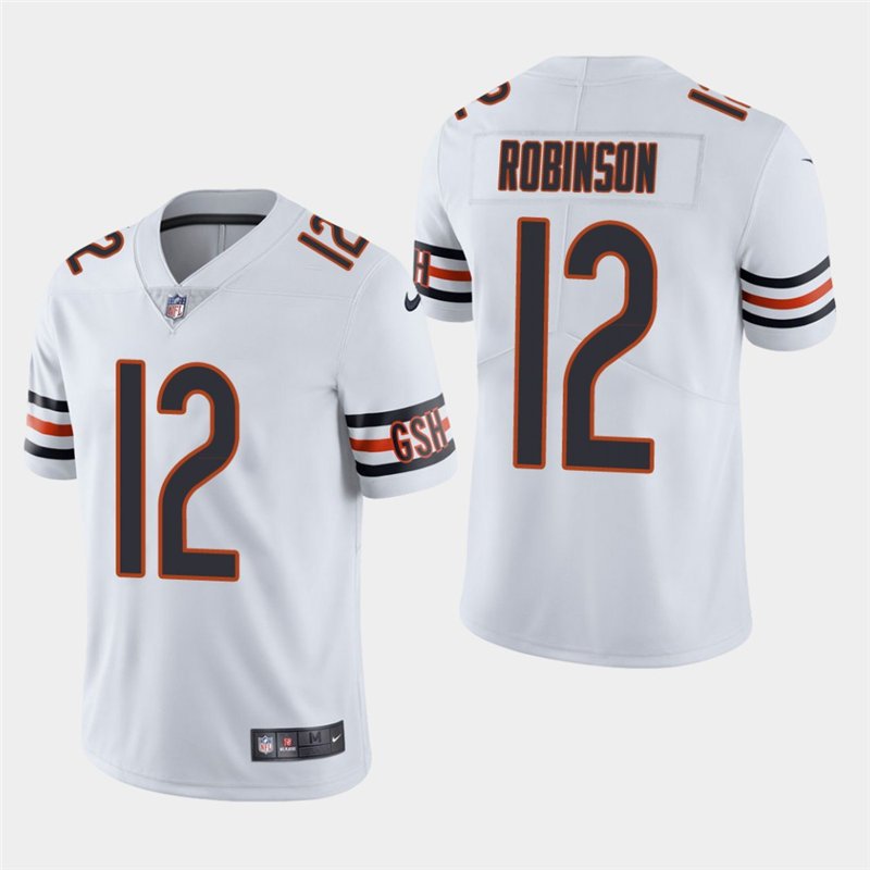 Men's Bears Allen Robinson White Stitched Limited Jersey
