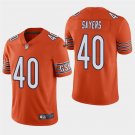 Men's Bears Gale Sayers Orange Stitched Limited Jersey