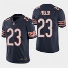 Men's Bears Kyle Fuller Navy Stitched Limited Jersey