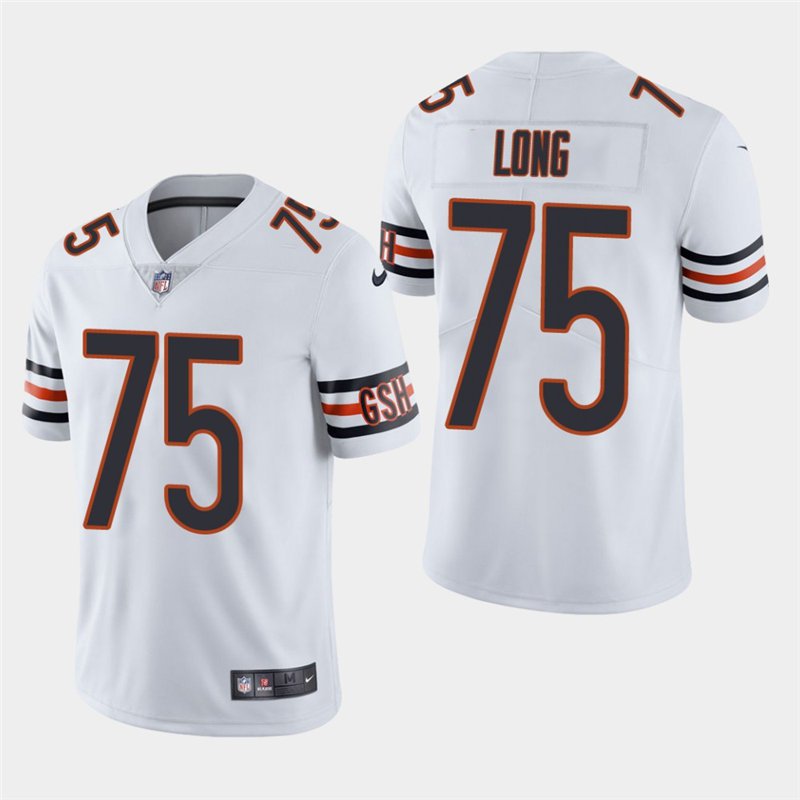 Men's Bears Kyle Long White Stitched Limited Jersey