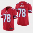 Men's Bills Bruce Smith Red Stitched Limited Jersey