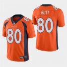 Men's Broncos Jake Butt Orange Stitched Limited Jersey