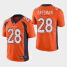 Men's Broncos Royce Freeman Orange Stitched Limited Jersey