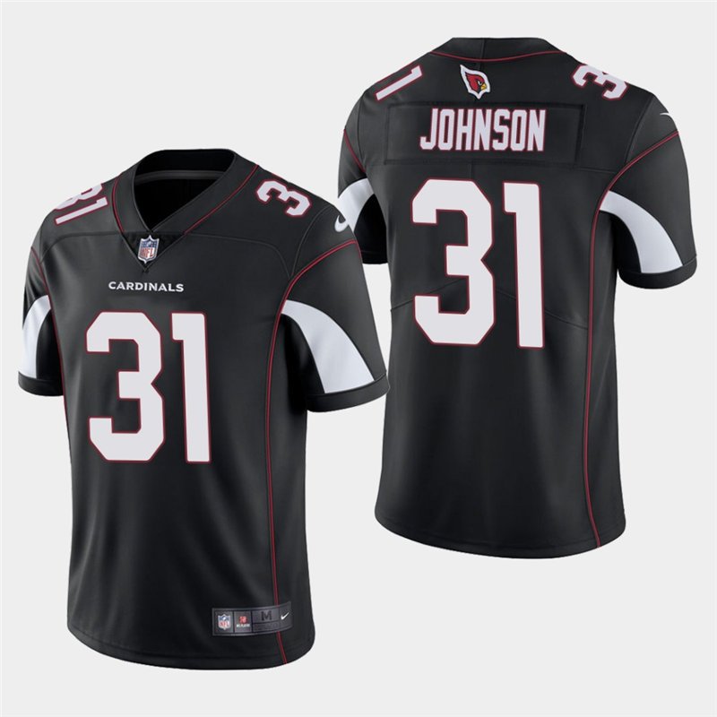 Men's Cardinals David Johnson Black Stitched Limited Jersey