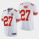Men's Chiefs Kareem Hunt White Stitched Limited Jersey