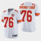 Men's Chiefs Laurent Duvernay Tardif White Stitched Limited Jersey