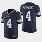Men's Cowboys Dak Prescott Navy Stitched Limited Jersey