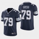 Men's Cowboys Forrest Gregg Navy Stitched Limited Retired Player Jersey
