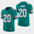 Men's Dolphins Reshad Jones Aqua Stitched Limited Jersey