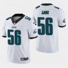 Men's Eagles Chris Long White Stitched Limited Jersey