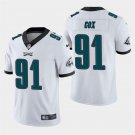 Men's Eagles Fletcher Cox White Stitched Limited Jersey