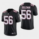 Men's Falcons Chris Doleman Black Stitched Limited Retired Player Jersey