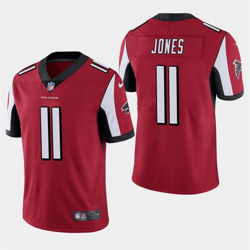 Men's Falcons Julio Jones Red Stitched Limited Jersey