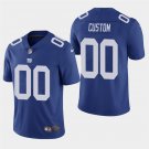 Men's Giants Custom Name And Number Royal Stitched Limited Jersey