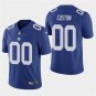 Men's Giants Custom Name And Number Royal Stitched Limited Jersey