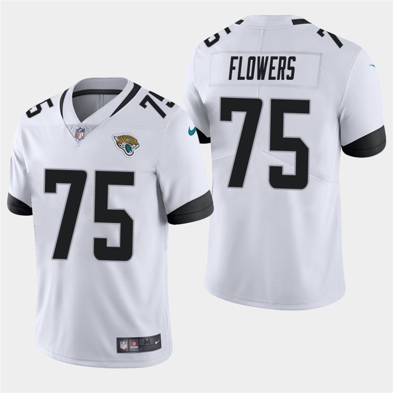 Men's Jaguars Ereck Flowers White Stitched Limited Jersey