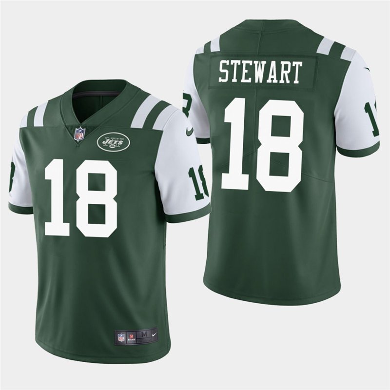 Men's Jets Ardarius Stewart Green Stitched Limited Jersey