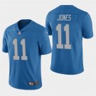 Men's Lions Marvin Jones Blue Stitched Limited Jersey