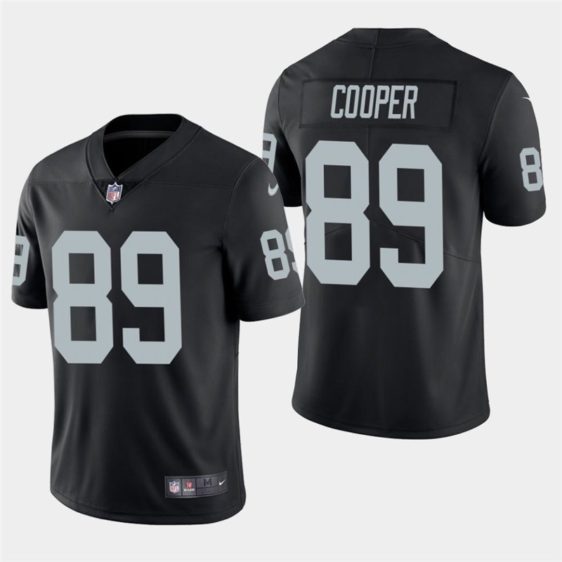 Men's Raiders Amari Cooper Black Stitched Limited Jersey