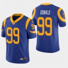 Men's Rams Aaron Donald Royal Stitched Limited Jersey