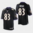 Men's Ravens Willie Snead Black Stitched Limited Jersey