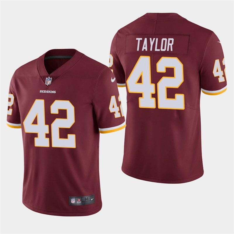 Men's Redskins Charley Taylor Burgundy Stitched Limited Retired Player Jersey