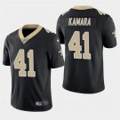 Men's Saints Alvin Kamara Black Stitched Limited Jersey