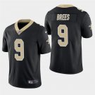 Men's Saints Drew Brees Black Stitched Limited Jersey