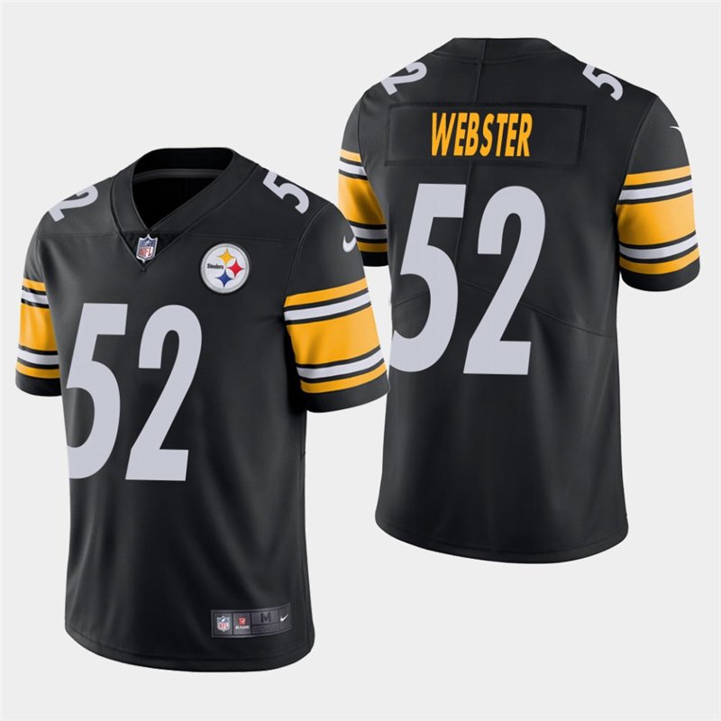 Men's Steelers Mike Webster Black Stitched Limited Retired Player Jersey