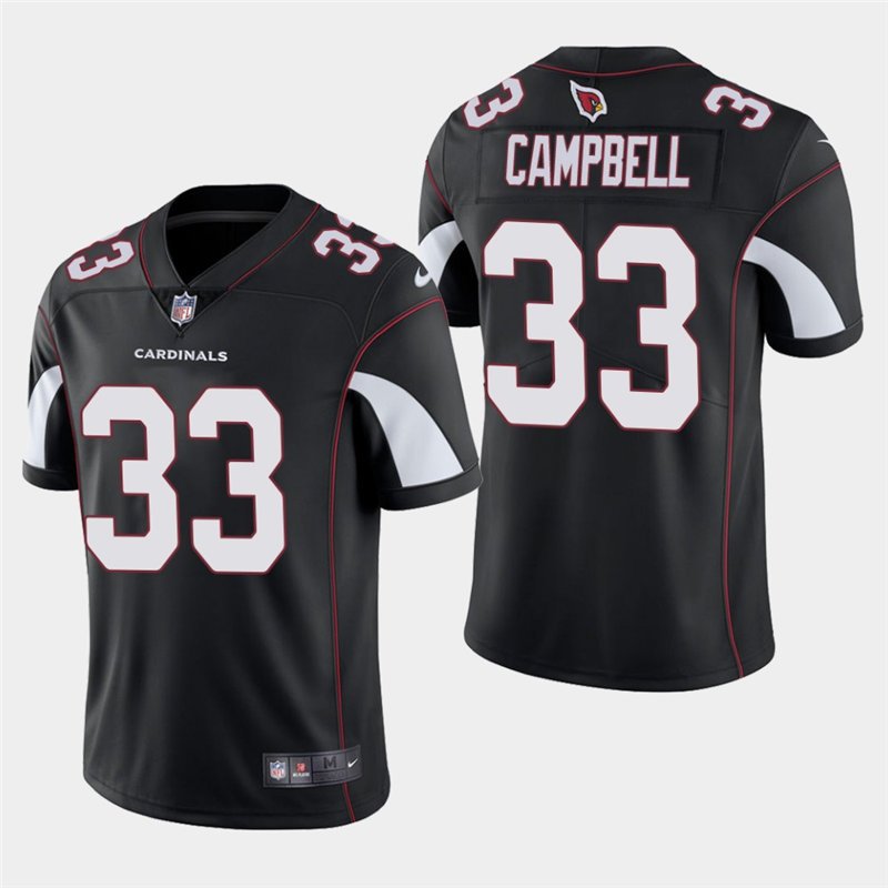 Arizona Cardinals #33 Chris Campbell Black Stitched Limited Jersey