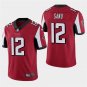 Atlanta Falcons #12 Mohamed Sanu Red Stitched Limited Jersey