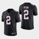 Atlanta Falcons #2 Matt Ryan Black Stitched Limited Jersey