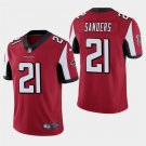 Atlanta Falcons #21 Deion Sanders Red Stitched Limited Jersey