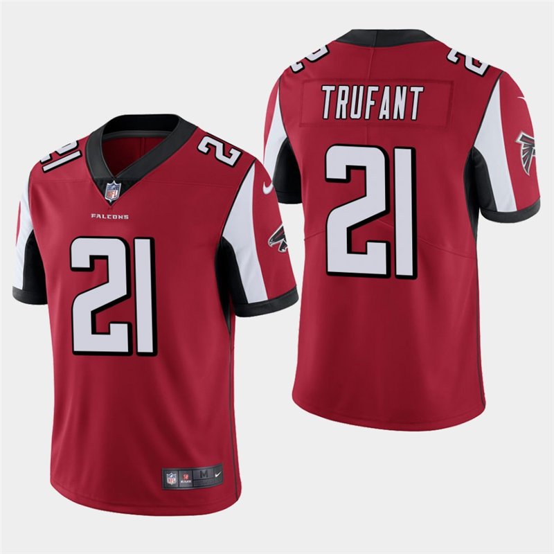 Atlanta Falcons #21 Desmond Trufant Red Stitched Limited Jersey