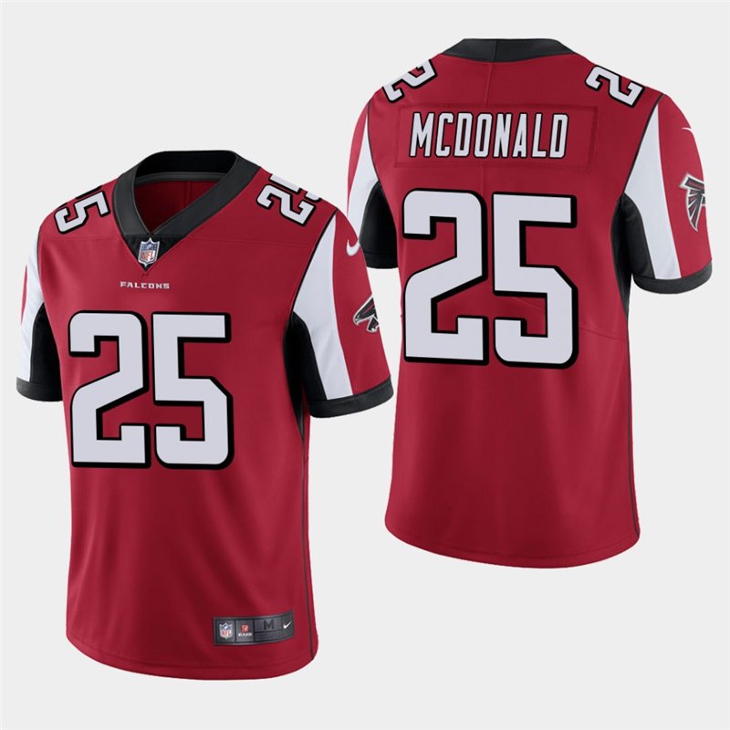 Atlanta Falcons #25 Tommy McDonald Red Stitched Limited Jersey