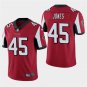 Atlanta Falcons #45 Deion Jones Red Stitched Limited Jersey