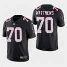 Atlanta Falcons #70 Jake Matthews Black Stitched Limited Jersey