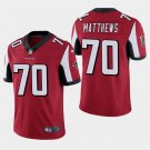 Atlanta Falcons #70 Jake Matthews Red Stitched Limited Jersey