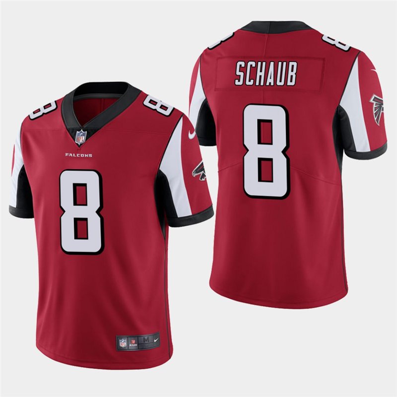 Atlanta Falcons #8 Matt Schaub Red Stitched Limited Jersey