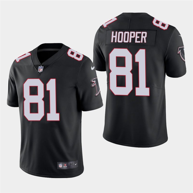 Atlanta Falcons #81 Austin Hooper Black Stitched Limited Jersey