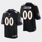 Baltimore Ravens #00 Custom Name And Number Black Stitched Limited Jersey