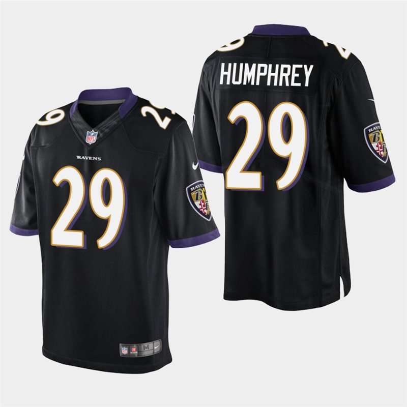 Baltimore Ravens #29 Marlon Humphrey Black Stitched Limited Jersey