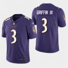 Baltimore Ravens #3 Robert Griffin III Purple Stitched Limited Jersey