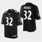 Baltimore Ravens #32 Eric Weddle Black Stitched Limited Jersey